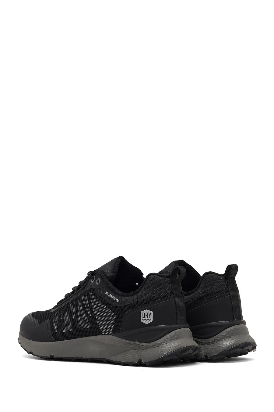 Derimod Dry Erkek Siyah Bağcıklı Kumaş Sneaker