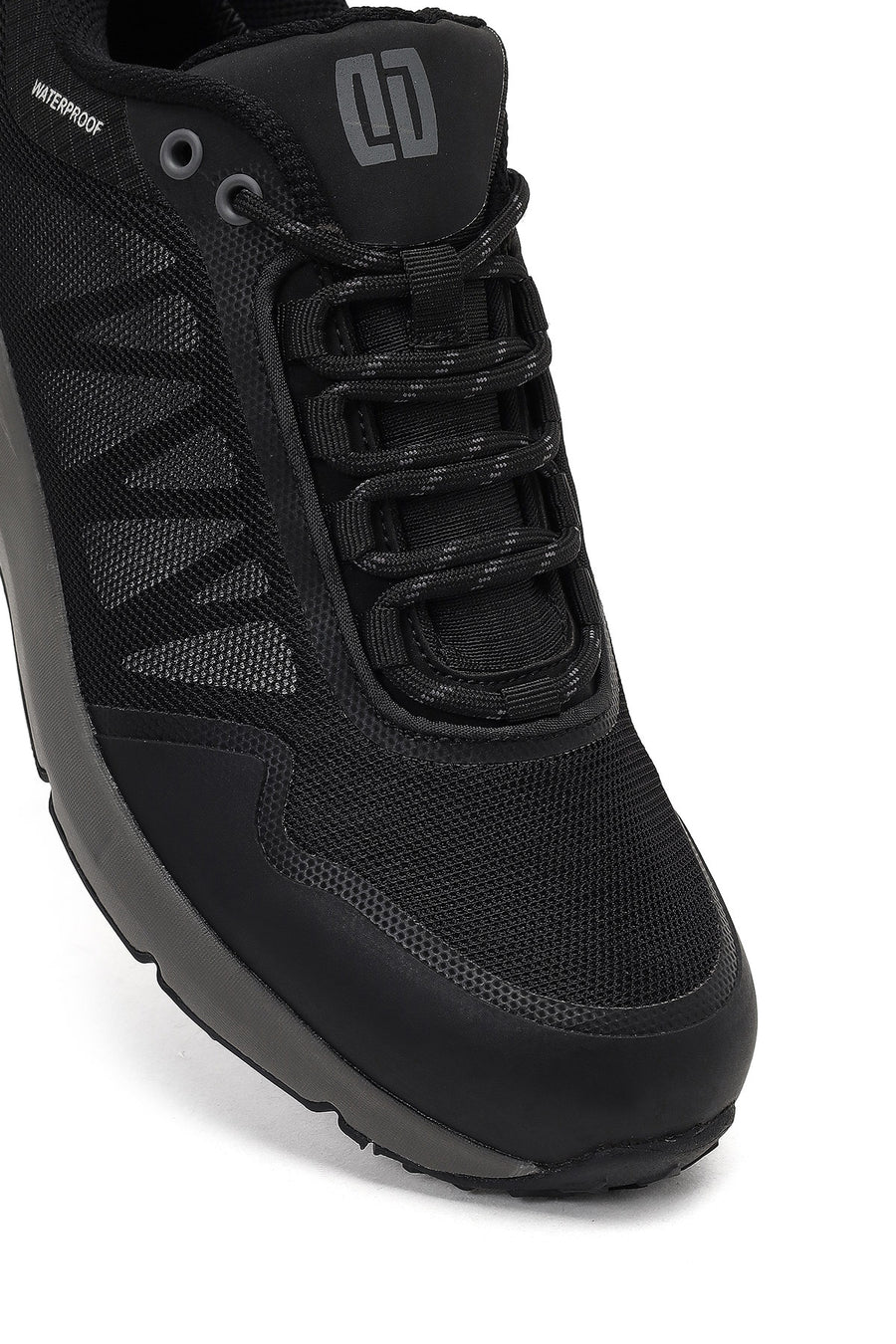 Derimod Dry Erkek Siyah Bağcıklı Kumaş Sneaker