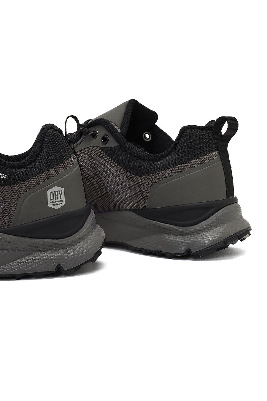 Derimod Dry Erkek Gri Bağcıklı Kumaş Sneaker