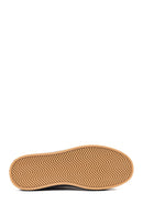 Erkek Kahverengi Bağcıklı Deri Sneaker | Derimod