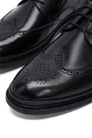 Male Black Leather Casual Shoes | Derimod