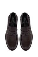 Erkek Kahverengi Deri Casual Loafer | Derimod