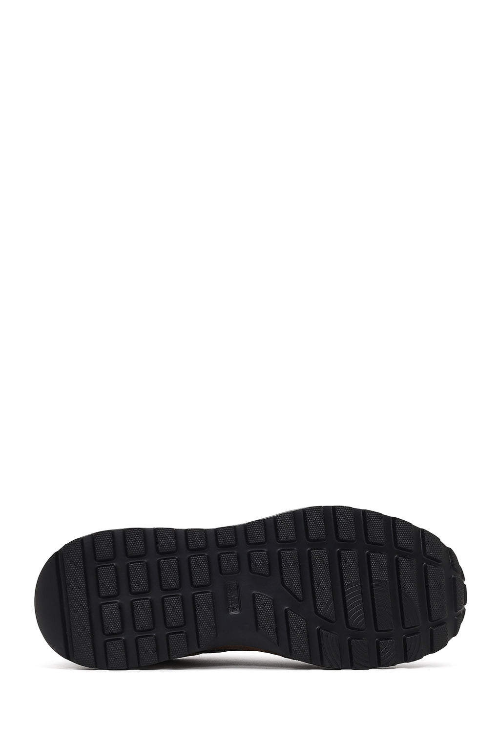 Erkek Kahverengi Bağcıklı Deri Sneaker