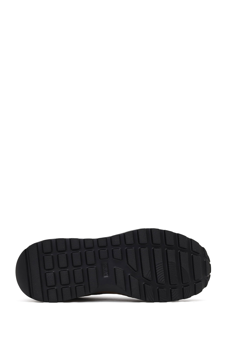 Erkek Kahverengi Bağcıklı Deri Sneaker