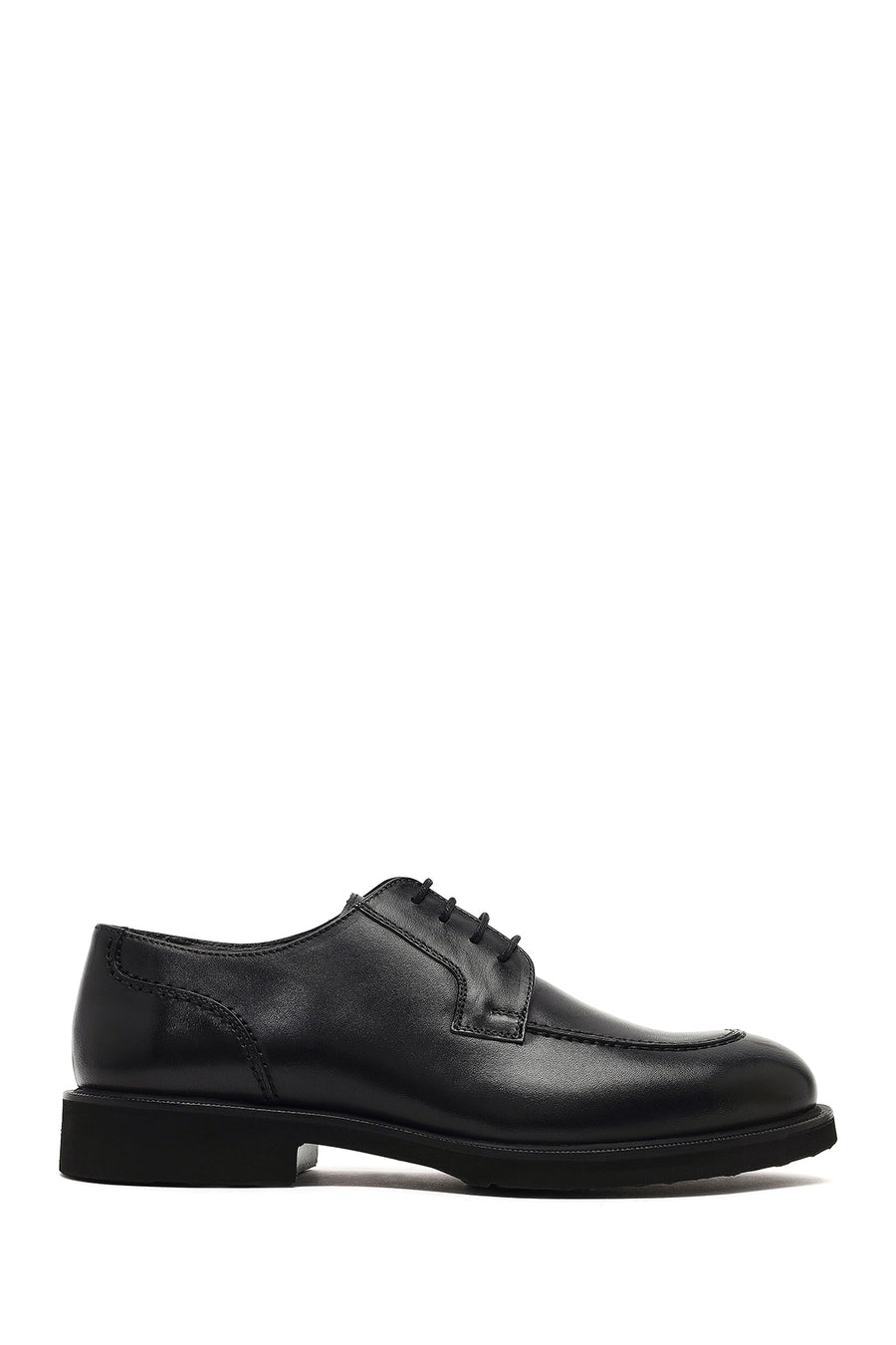 Men's Black Lace-Up Leather Casual Shoes 25WFD740318 | Derimod