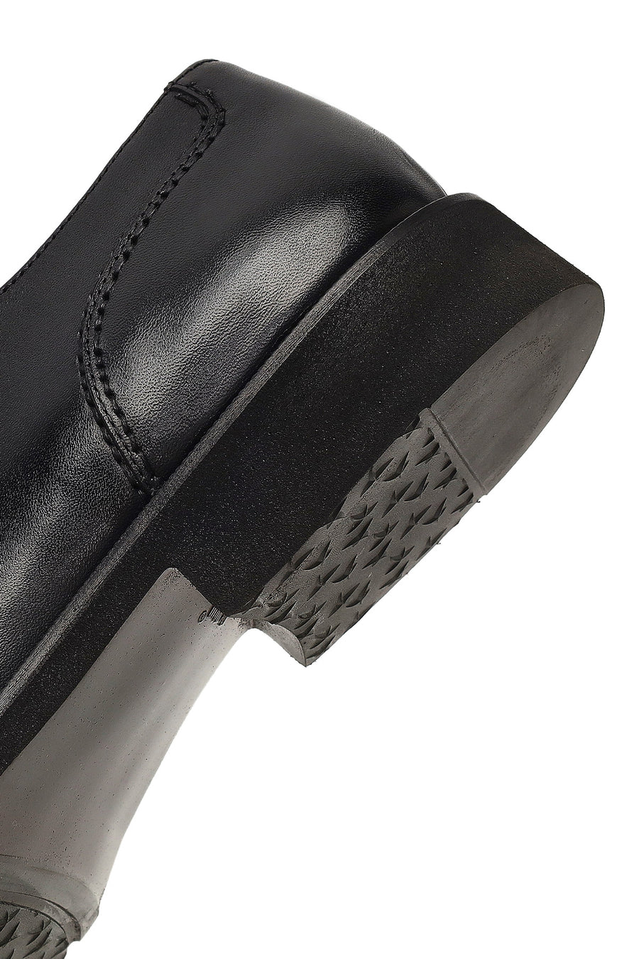 Men's Black Lace-Up Leather Casual Shoes