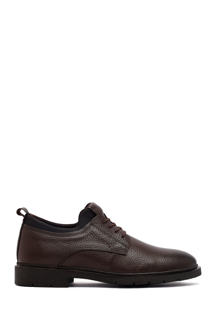Men's Brown Lace-Up Leather Casual Shoes 25WFD7501FT | Derimod