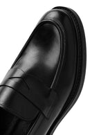 Erkek Siyah Deri Klasik Loafer | Derimod