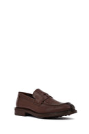 Men's Brown Leather Classic Loafer | Derimod