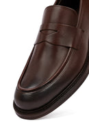 Men's Brown Leather Classic Loafer | Derimod