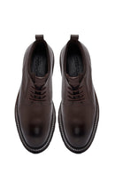Men's Brown Lace-Up Leather Casual Shoes | Derimod