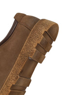 Men Mink Nubuck Leather Casual Shoes | Derimod