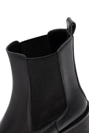 Women's Black Chunky Heel Chelsea Boot | Derimod