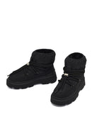 Women's Black Lace-Up Thick-Soled Boots | Derimod