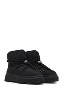Women's Black Lace-Up Thick-Soled Boots | Derimod