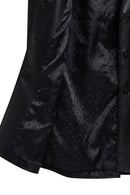 Emma Women's Black Leather Coat | Derimod