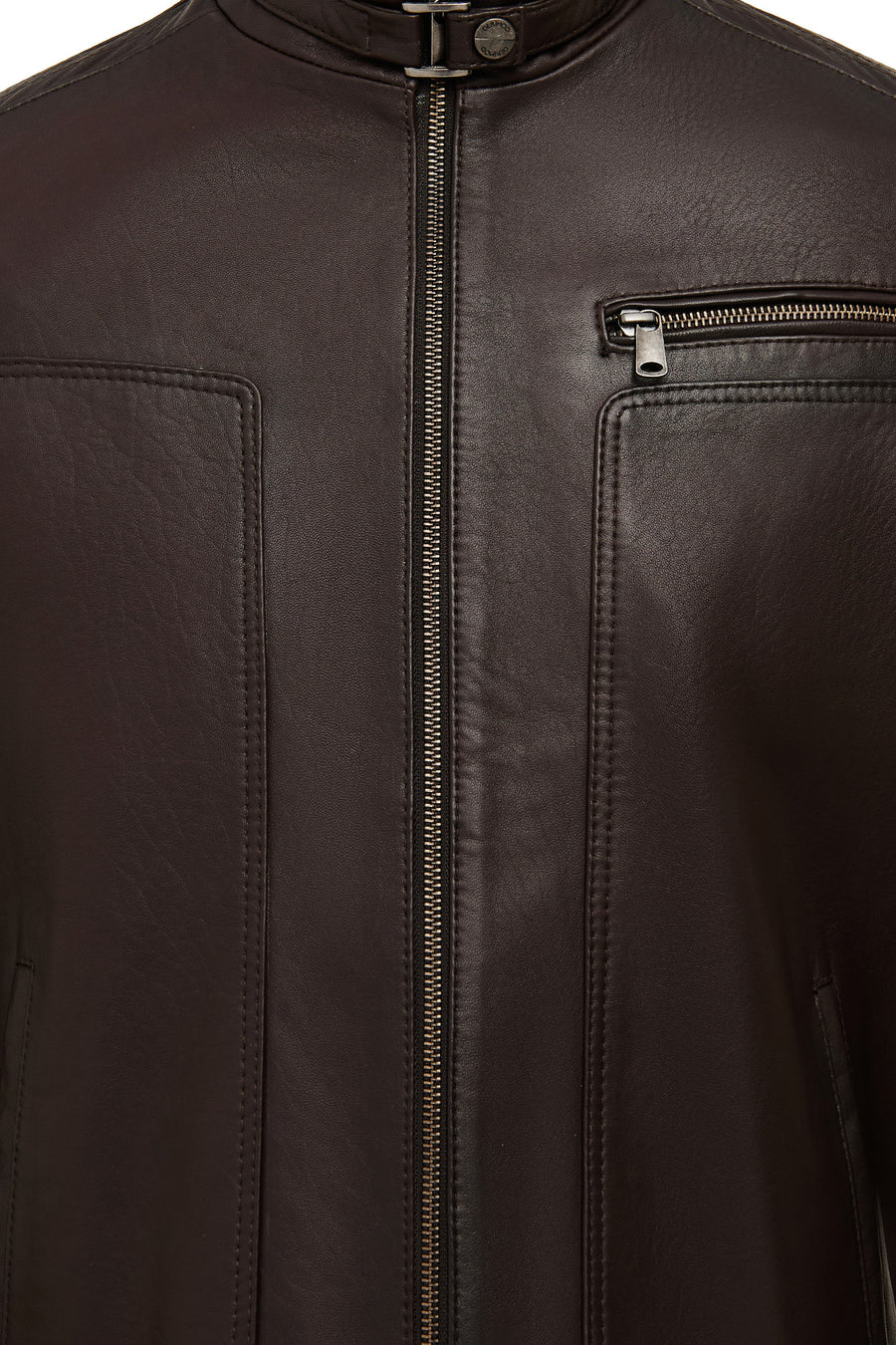 Felibe Men Brown Leather Jacket