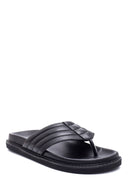 Men's Leather Slippers | Derimod
