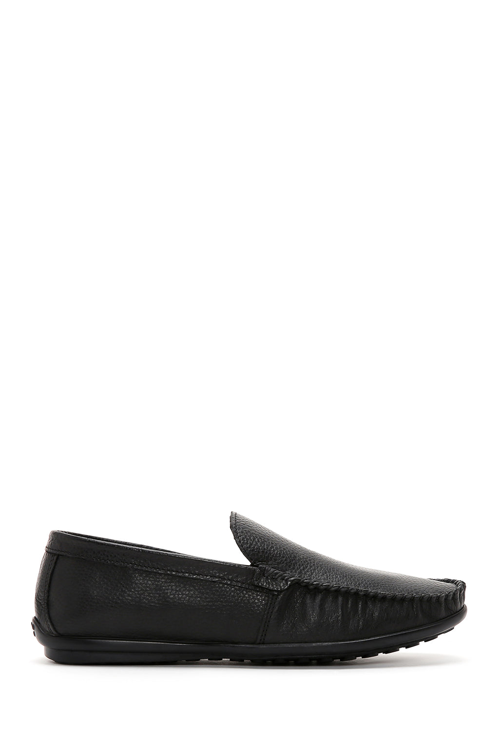 Erkek Siyah Deri Casual Loafer