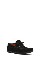 Erkek Siyah Süet Deri Casual Loafer | Derimod