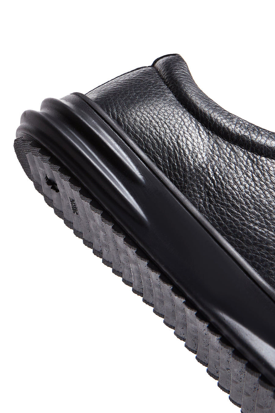 Men's Black Leather Sneaker