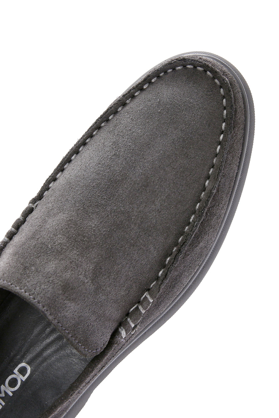 Derimod Fly Men's Gray Suede Leather Loafer