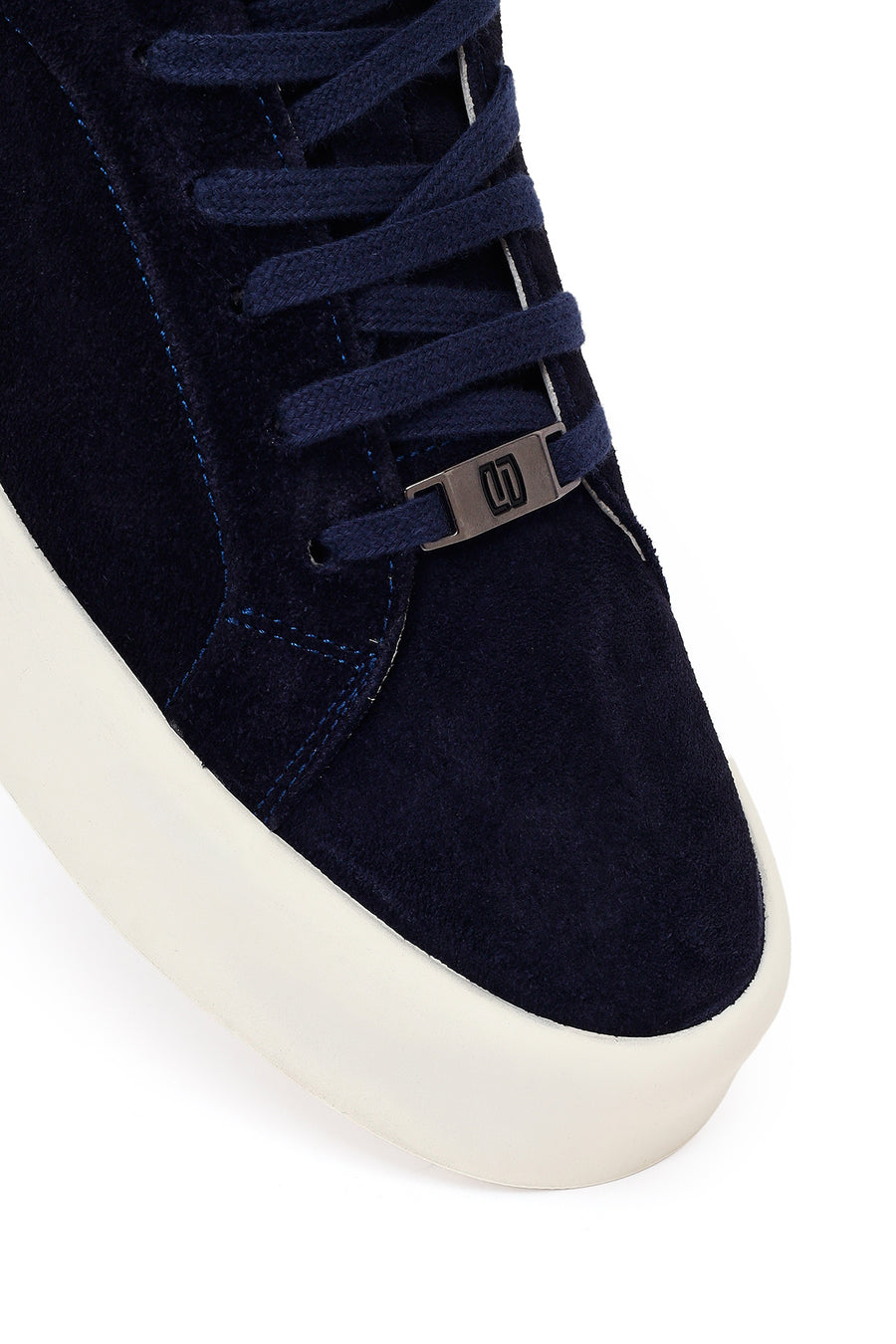 Derimod Fly Erkek Lacivert Bağcıklı Süet Deri Sneaker