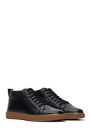 Erkek Siyah Deri Bilekli Sneaker Bot | Derimod