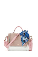 Women's Pink Long Strap Handbag with Accessory Details | Derimod