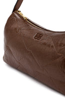 Women's Brown Long Strap Charm Shoulder Bag | Derimod
