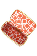 Woman Yellow Long Strap Printed Mini Arm Bag | Derimod