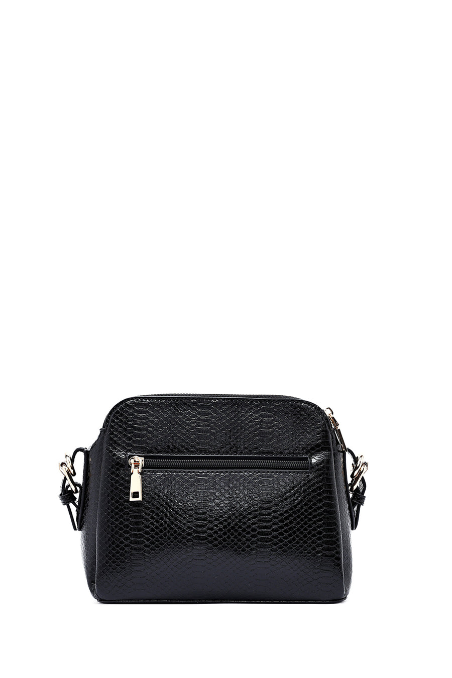 Woman Black Printed Crossbody Bag