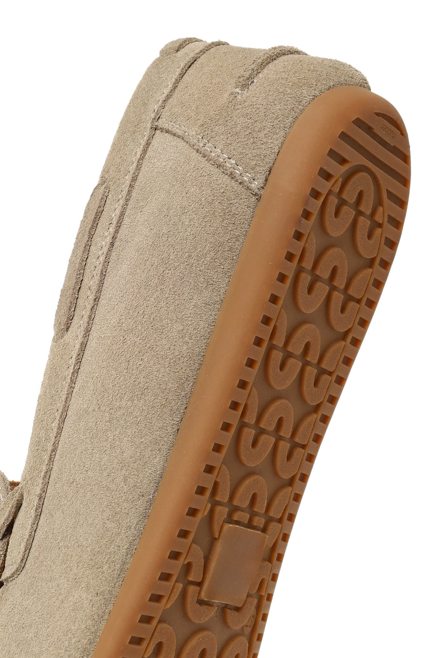Woman Beige Suede Leather Loafer