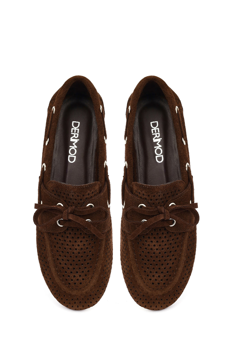 Women's Brown Suede Leather Loafer
