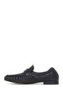 Kadın Siyah Deri Maskülen Loafer | Derimod
