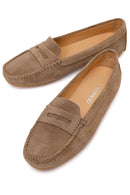 Woman Mink Suede Loafer | Derimod
