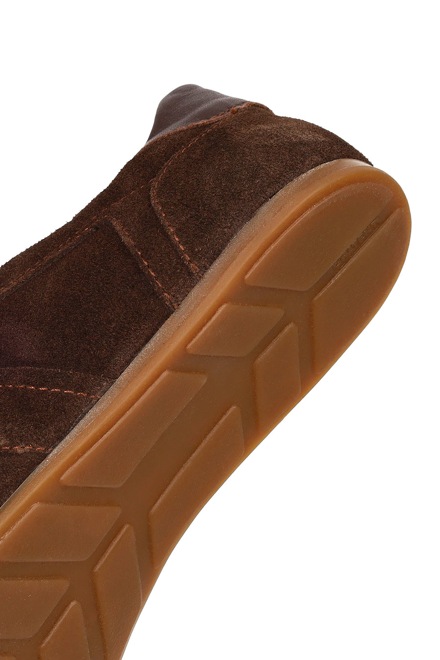 Women's Tan Lace-Up Suede Leather Sneakers