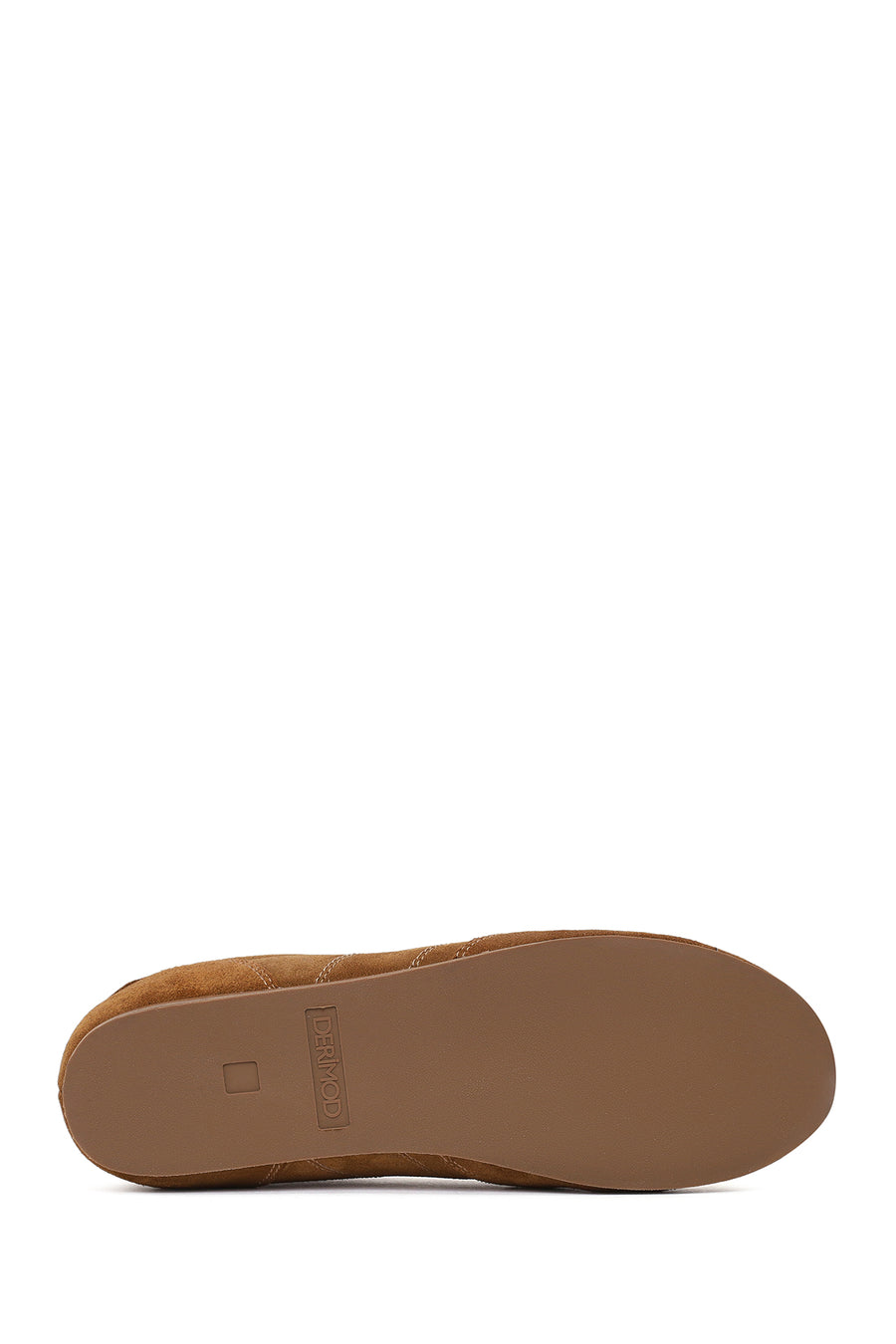 Kadın Taba Bağcıklı Süet Deri Sneaker