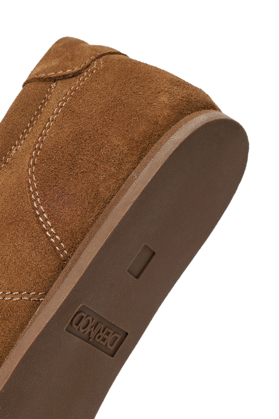 Kadın Taba Bağcıklı Süet Deri Sneaker