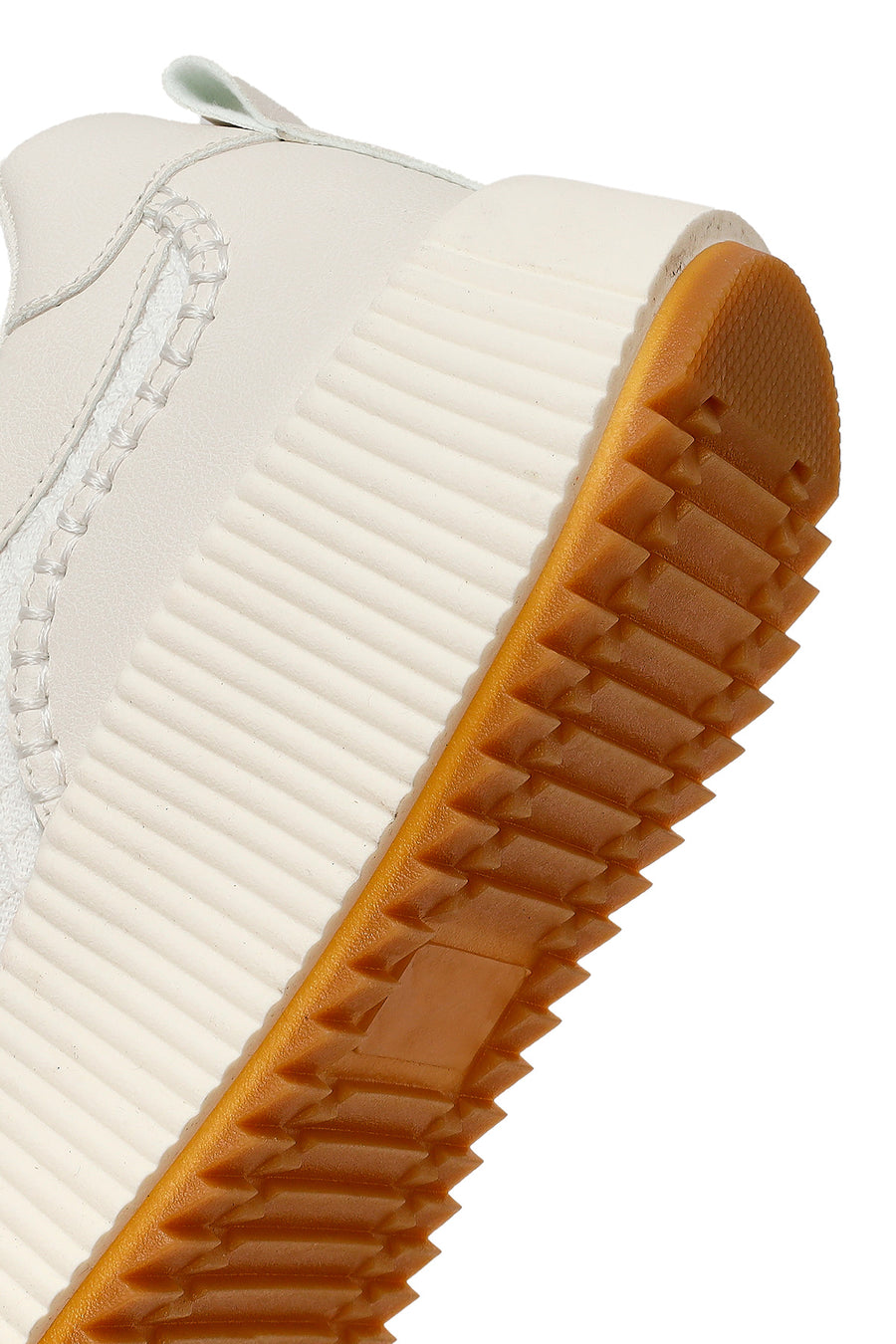 Kadın Beyaz Kalın Tabanlı Sneaker