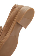 Kadın Taba Taşlı Süet Deri Maskülen Loafer | Derimod