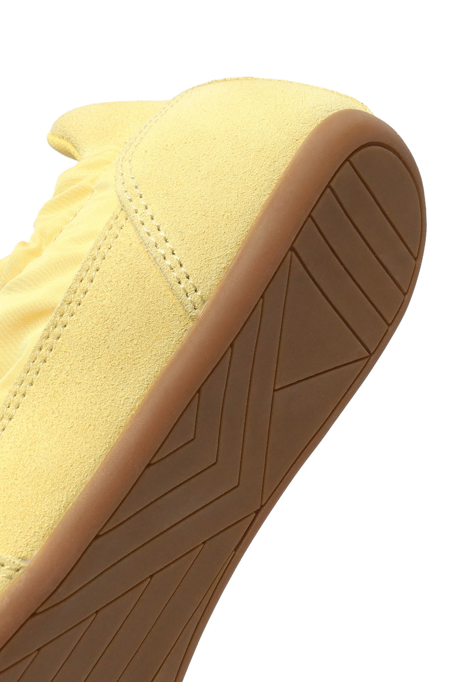 Kadın Sarı Bağcıklı Deri Sneaker