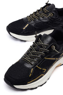 Woman Black Lace-Up Chunky Sneaker | Derimod