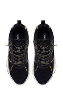 Woman Black Lace-Up Chunky Sneaker | Derimod