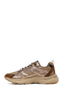 Woman Bronze Lace-Up Chunky Sneaker | Derimod