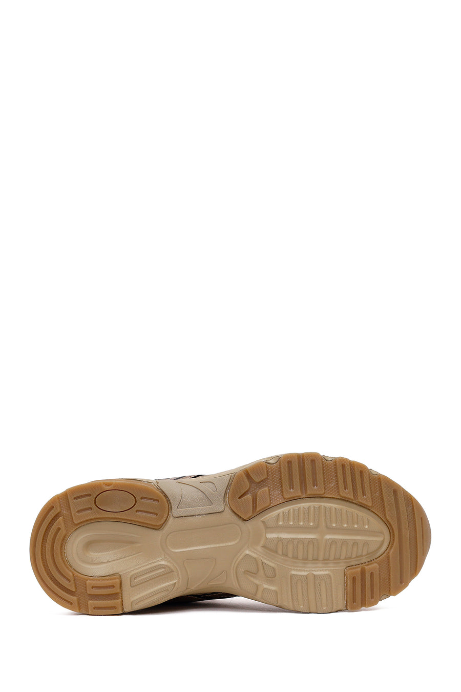 Woman Bronze Lace-Up Chunky Sneaker