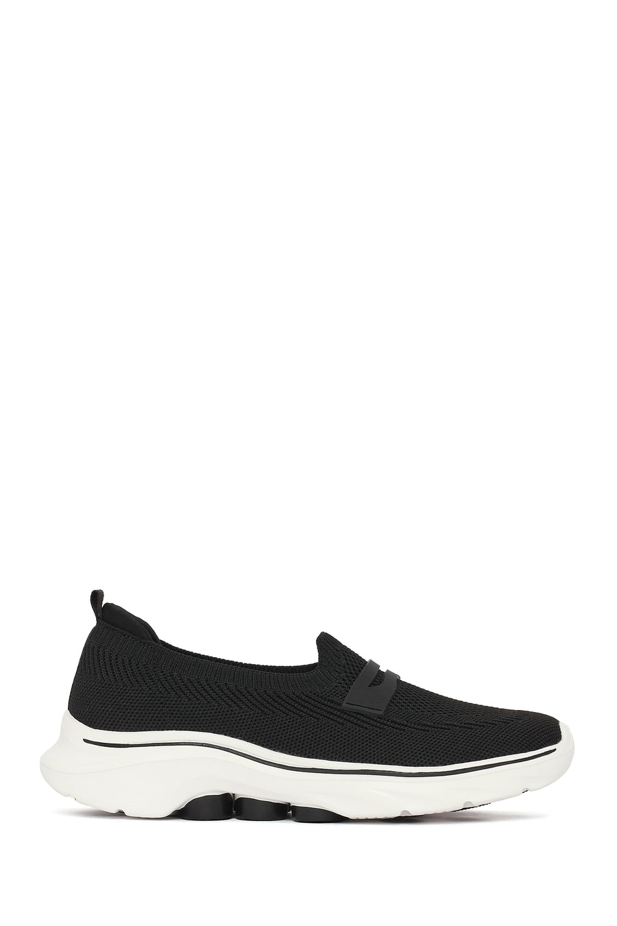 Derimod Zero Kadın Siyah Kumaş Loafer 26PFE49326F | Derimod