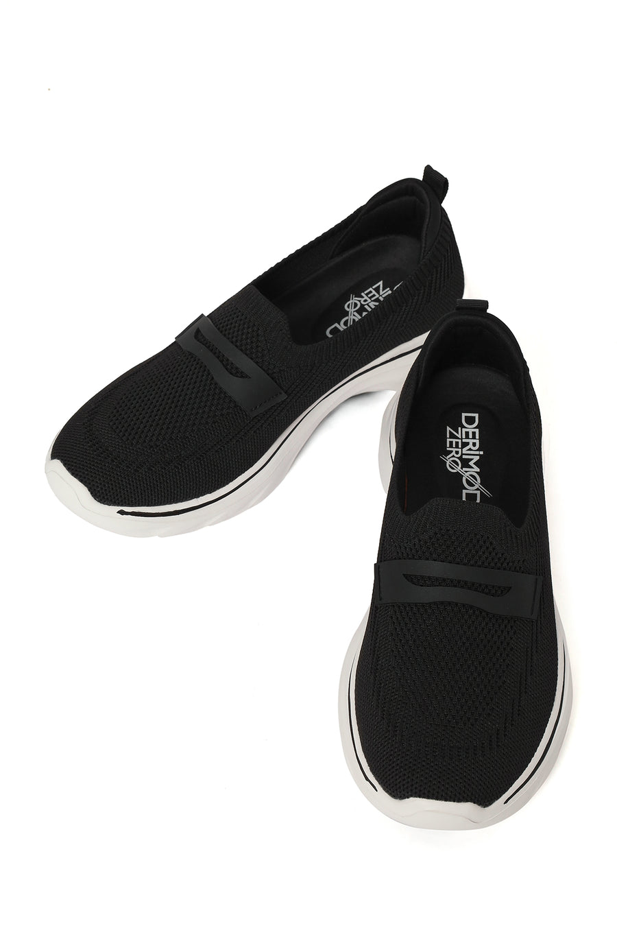 Derimod Zero Kadın Siyah Kumaş Loafer
