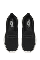 Derimod Zero Kadın Siyah Kumaş Loafer | Derimod