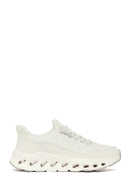 Kadın Beyaz Bağcıklı Kalın Tabanlı Sneaker | Derimod
